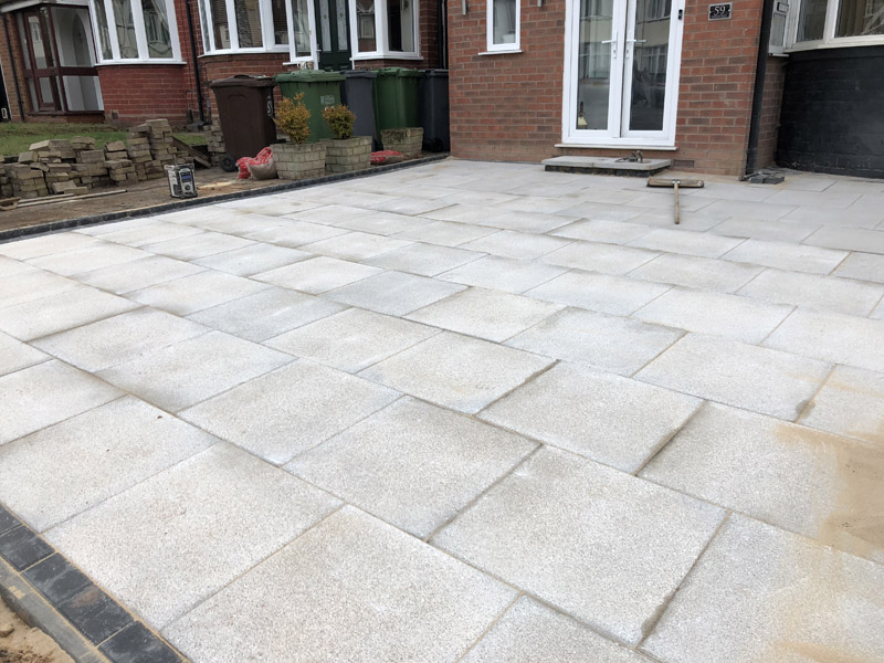 Flag Stone Patio Driveway Warwick Driveways Solihull & Warwick